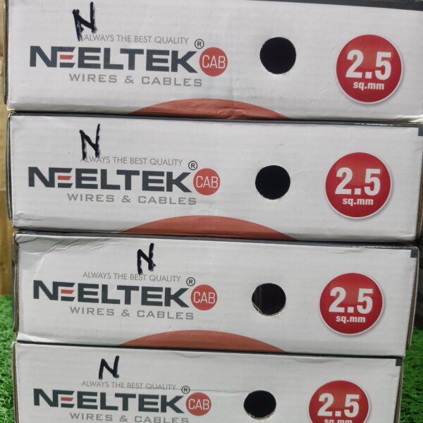 Electric 2.5 sq mm  Neeltek Heavy Copper House Wire 10.2g. 90 Miter