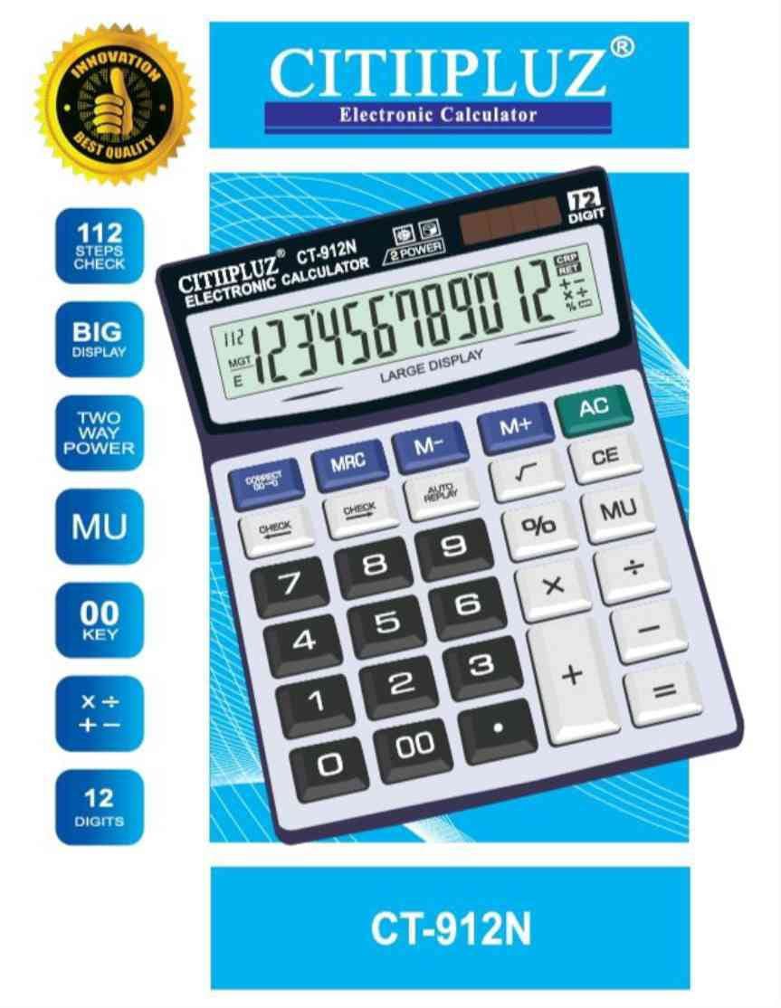 2025/12/1003188776.jpg Electronic CT-912N Calculator Pack of Box 1 - Image 1