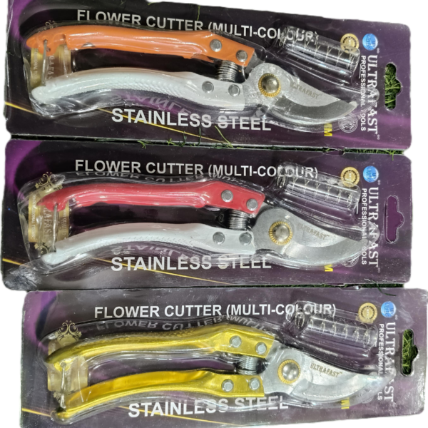 Flower Cutter Heavy Multiple Colours Stainless Steel pack of 1