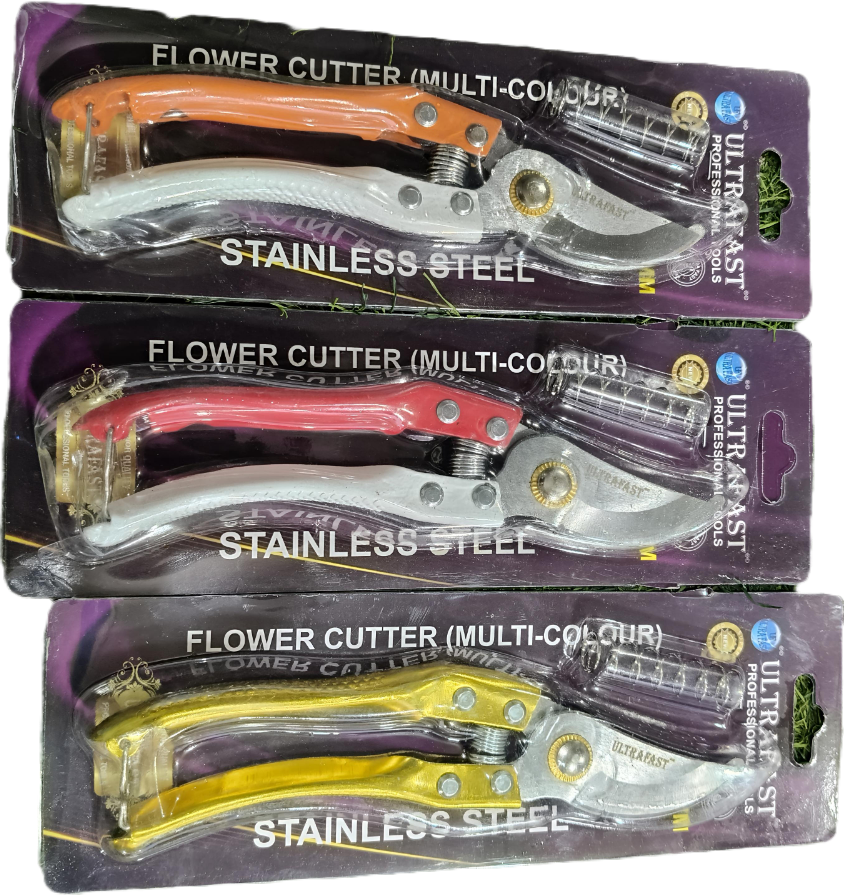 2026/02/1003736659.png Flower Cutter Heavy Multiple Colours Stainless Steel pack of 1 - Image 1