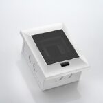 2x4 Push Buttan Mcb Black Glass Door Wall Mounting Electric Box Pack of 1