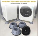 Washing Machine Vibration Pads Stand Adjustment Rubber 4pic Set - Image 2