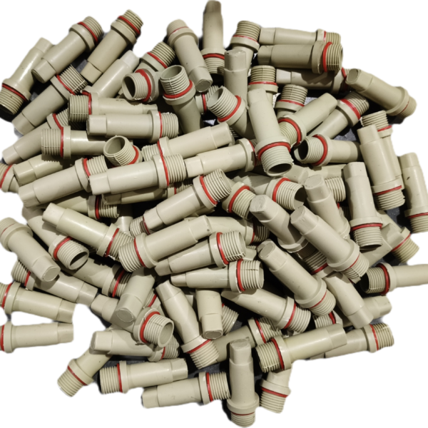 1/2" 15mm Plug Thread End Plug Ivery colour Pack of 100