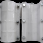 50mm 2 Inch Repairable Saddle Pvc White Colour Pack of 1