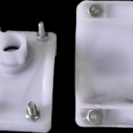 25mm 1-Inch Sarvice Saddle Pvc Black Colour Pack of 1