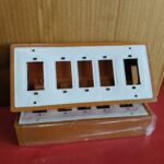 4+1 5Way Open 7x4 Switch board Brown Pack 20